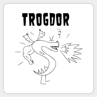 Trogdor Christmas Sticker